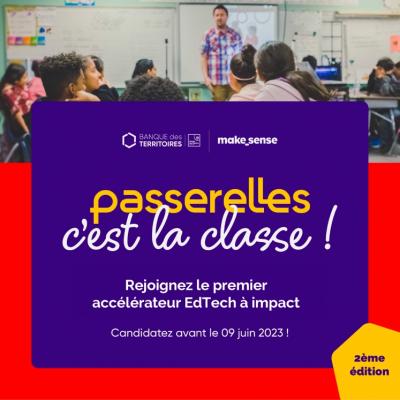 Appel à projet EdTech - Banque des Territoires et makesense