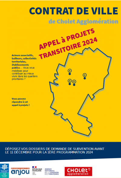 49 - Contrat de ville Cholet Agglomération - Appel à projets transitoire 2024