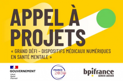 Appel à projets Grand Défi « Dispositifs médicaux numériques en santé mentale »